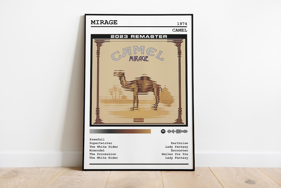 Camelonページ Camel Poster Print | Mirage Album Poster | Music Poster | Album