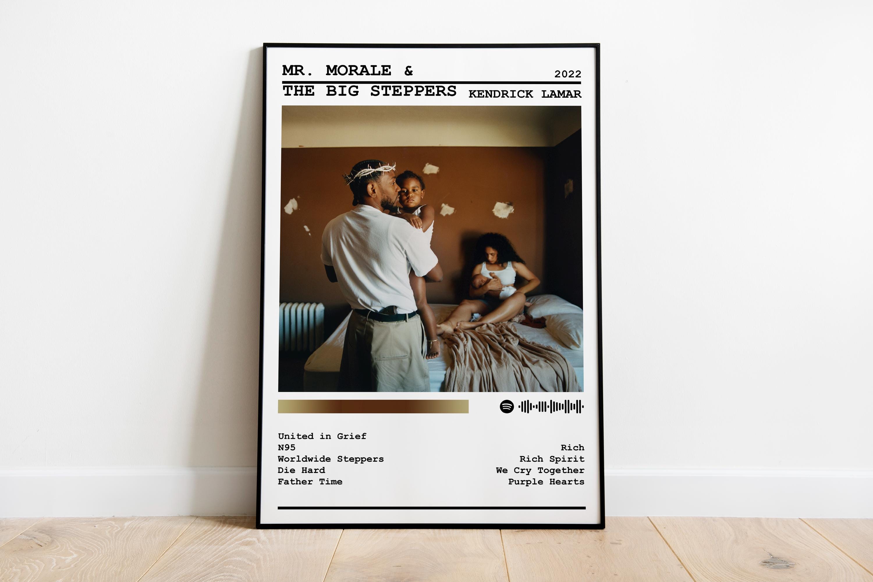 Kendrick Lamar Poster Print | Mr. Morale & the Big Steppers Album