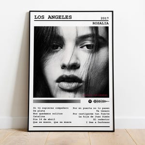 Rosalia Poster Print | Los Angeles Album Poster | Music Poster | Album Cover Poster | Wall Decor | Music Gift | Room Decor
