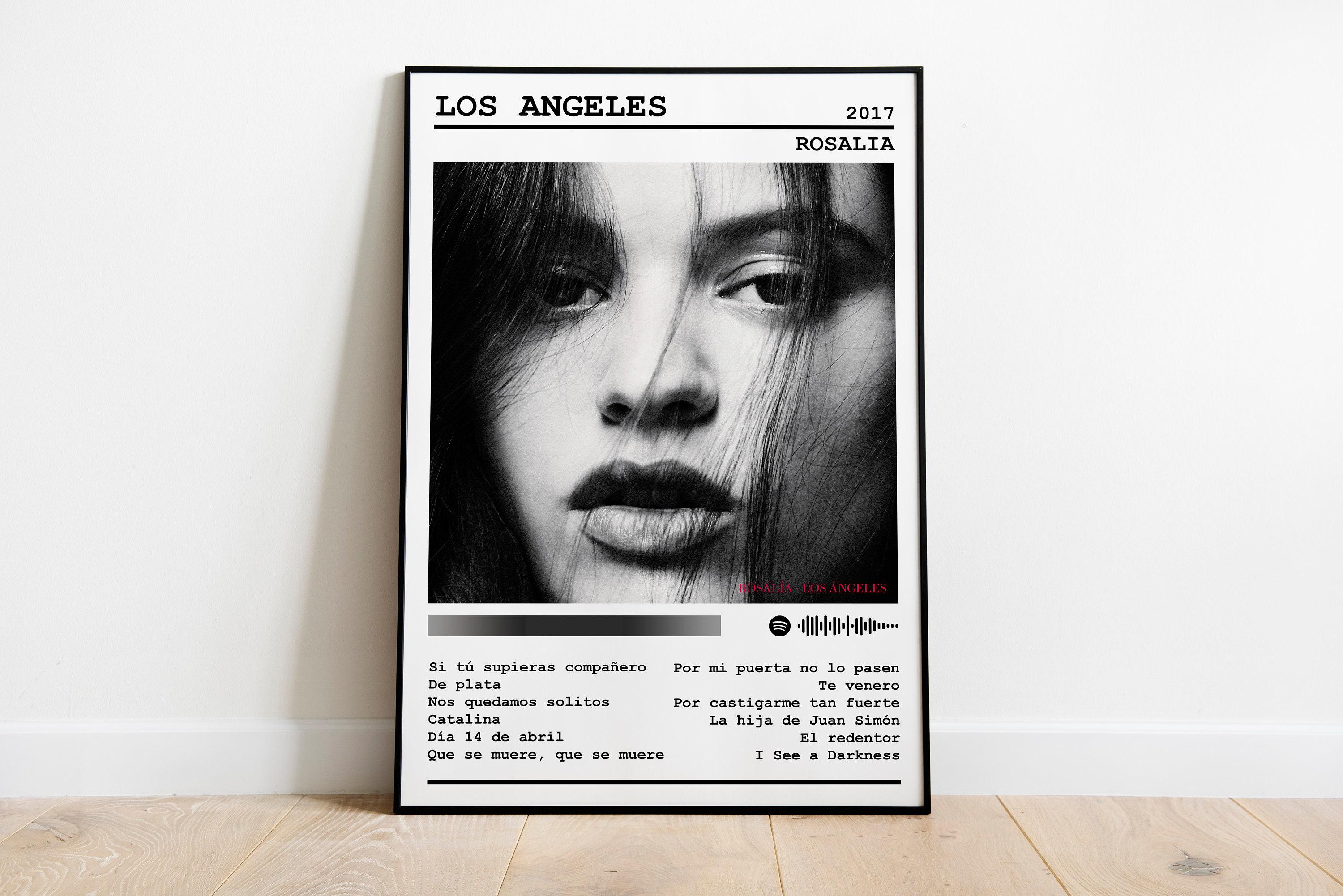 Rosalia Poster Print Los Angeles Album Poster Music Poster Album 