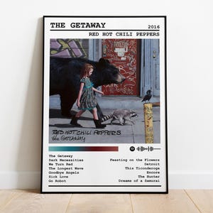 Red Hot Chili Peppers Poster Print | The Getaway Album Poster | Music Poster | Album Cover Poster | Wall Decor | Music Gift