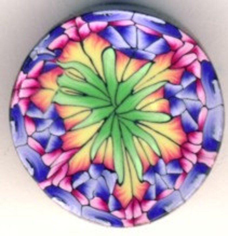 Tutorial How to Make kaleidoscope Polymer Clay Canes. Etsy