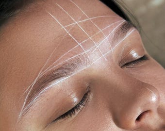 Guía de entrenamiento para el diseño de cejas: Tutorial de micropigmentación de cejas, manual editable en Canva (descarga en PDF)