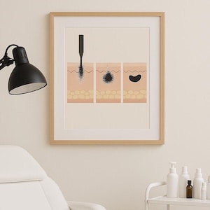 PMU wall art, aesthetic decor, beauty salon decor, esthetician permanent makeup artist gift, microblading brow print, pmu decor, Brows