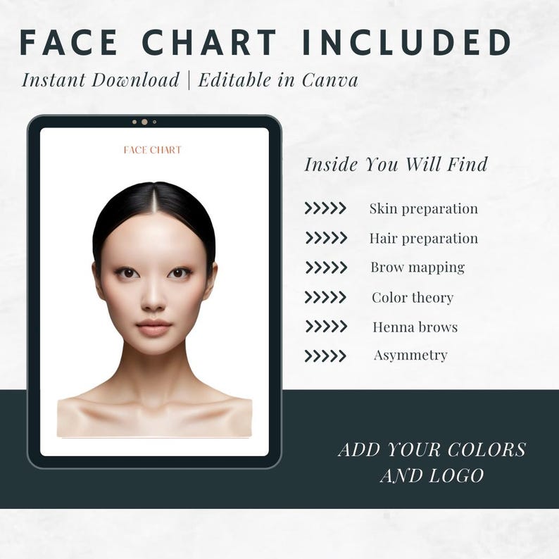 Henna Brows Training Manual Editable Brow Ebook Pdf Etsy