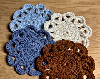 Decorative Crochet Coaster