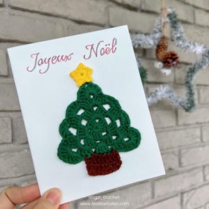 carte de Noël fait mains en crochet, personnalisée, carte de vœux, greeting cards, Christmas card, special gift, carte cadeaux