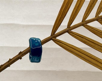 Handmade glass ring