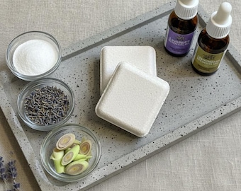 Aromatherapy Shower Steamer | Lavender Lemongrass Shower Tablets | Handmade Shower Steamer | Spa Shower | Self Care Gift