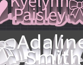 Custom | Personalized | Name Plate | 3D Printed