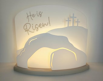HE IS RISEN | Tea Light | Easter Decor | Christain Decor
