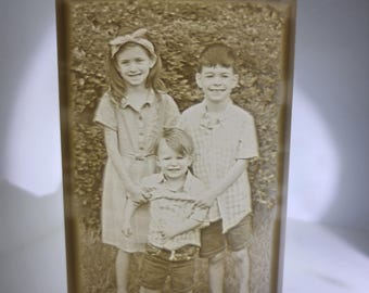3D Lithophane Table Light - Personalized with your own photo