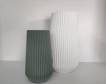 3D Printed Ribbed Vase