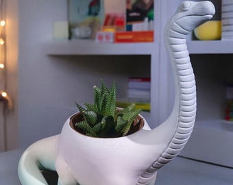 Dinosaur Herbivore Planter - Indoor Plant Pot