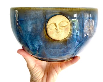 Moon Serving Bowl - gift for her - witchy