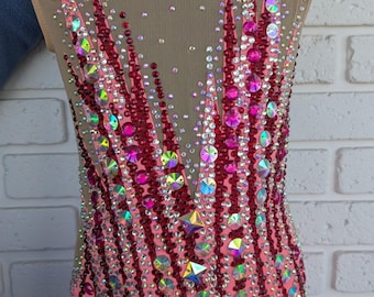 Rhythmic Gymnastic Leotard Custom Made Girls 127-132 cm