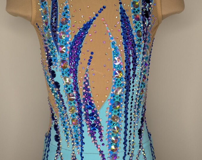 Rhythmic Gymnastic Leotard Custom Made Girls 145 155 Cm Etsy Rhythmic Gymnastic Leotard Custom Made Girls 145 155 Cm Etsy