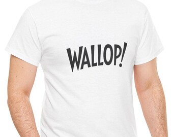 Cuphead WALLOP! T-Shirt: Retro 1930s Cartoon Gamer Tee