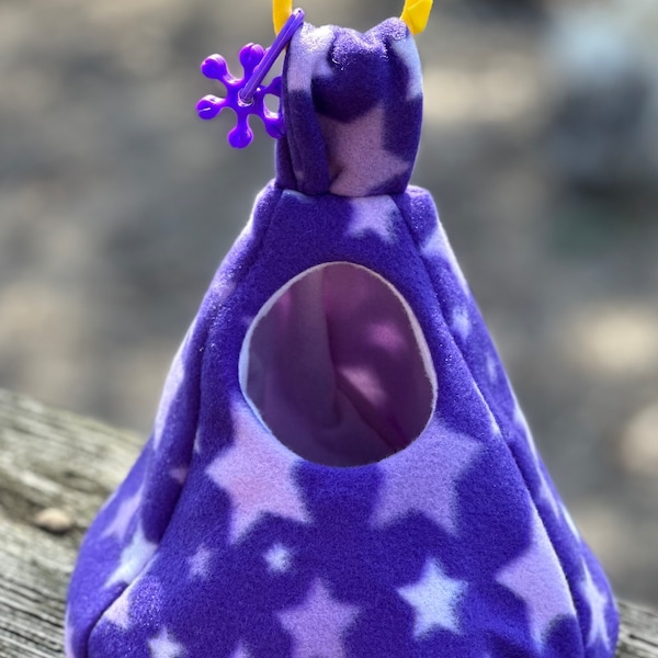 Tee Pee Tent Sleeping Bonding Pouch for Sugar Gliders, Hamsters, Rats, Mice, Hedgehog, Flying Squirrel