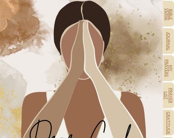Dear God Prayer Journal - Prayer Journal for Women - Prayer Notebook - Prayer Diary - Instant Download - Digital Template