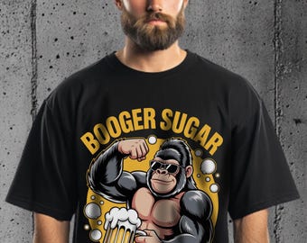 Camiseta divertida de gorila Sasquatch: meme de cerveza Yeti, humor para adultos