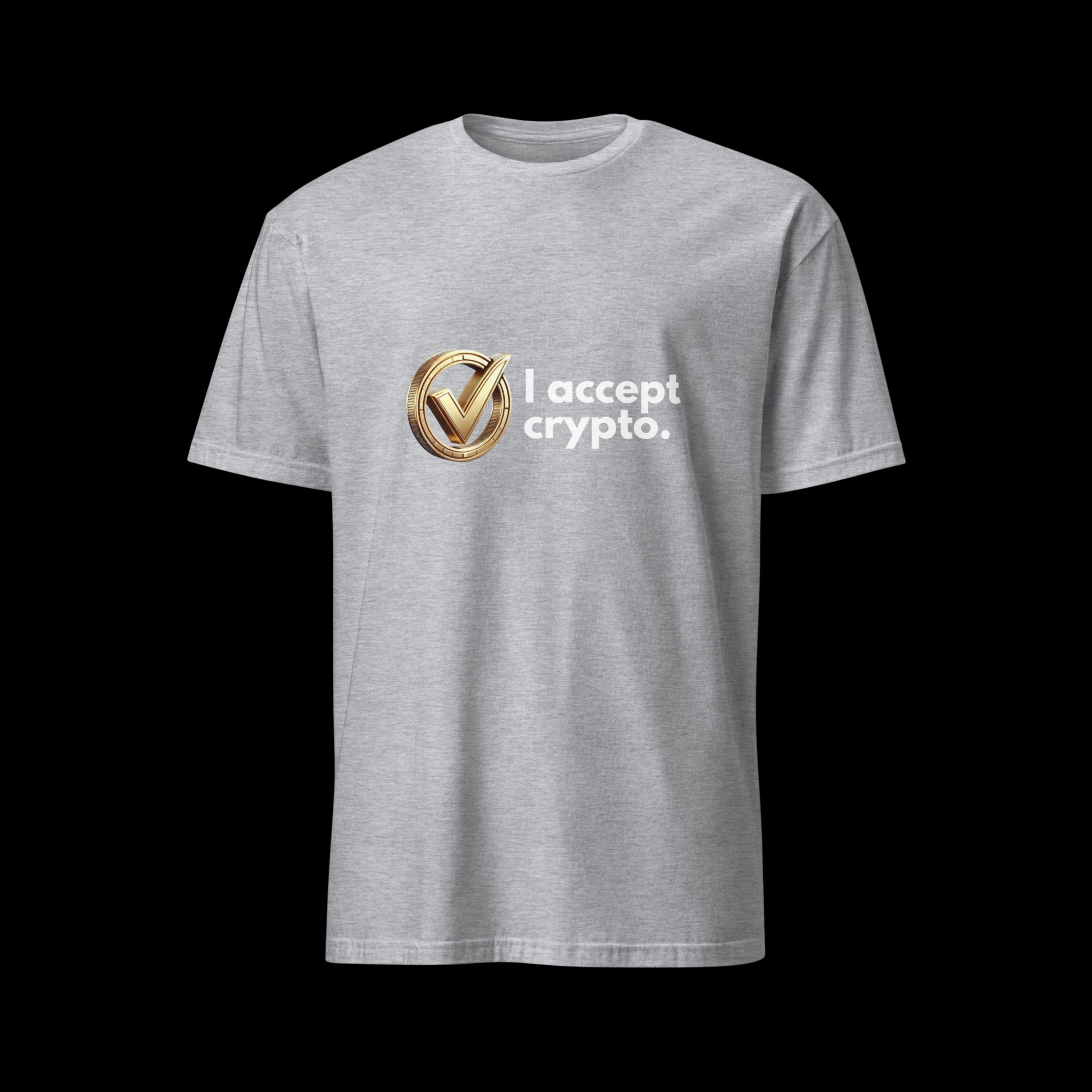 I Accept Crypto T-shirt: Cryptocurrency Enthusiast Apparel - Etsy