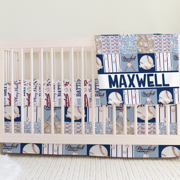 Baseball Bedding Etsy