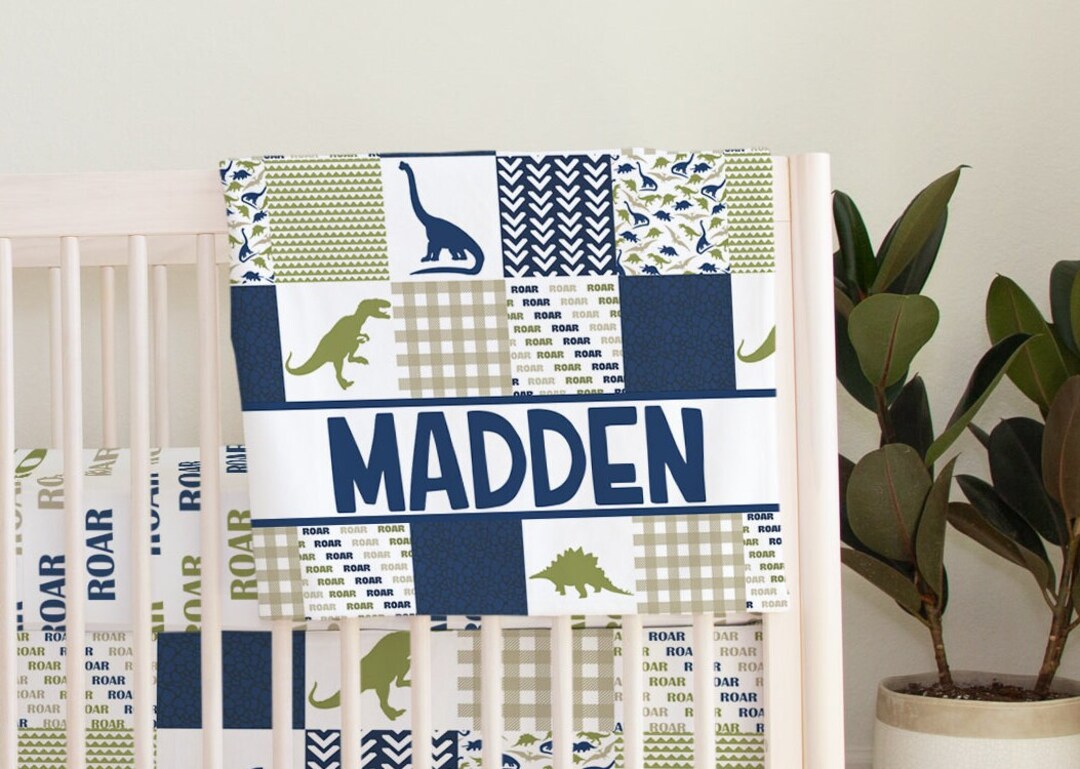 Dinosaur Baby Bedding Dinosaur Crib Bedding Set Baby Boy Crib Bedding Dino Nursery Decor Dinosaur Crib Sheet Personalized Baby Quilt Etsy Canada