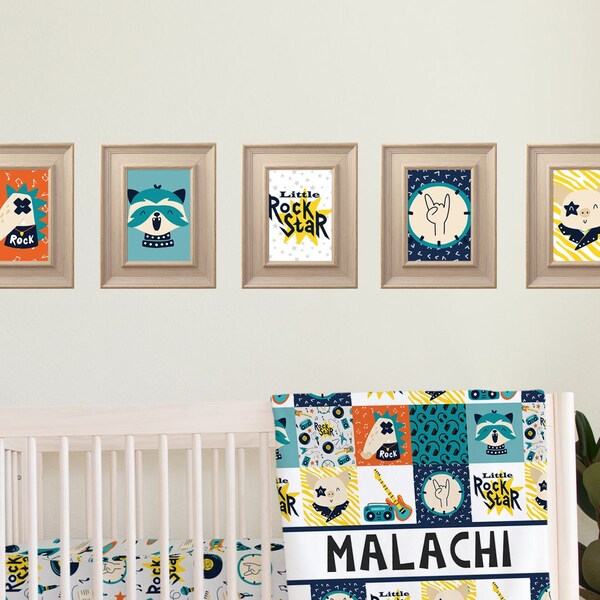 Rock N Roll Nursery Etsy