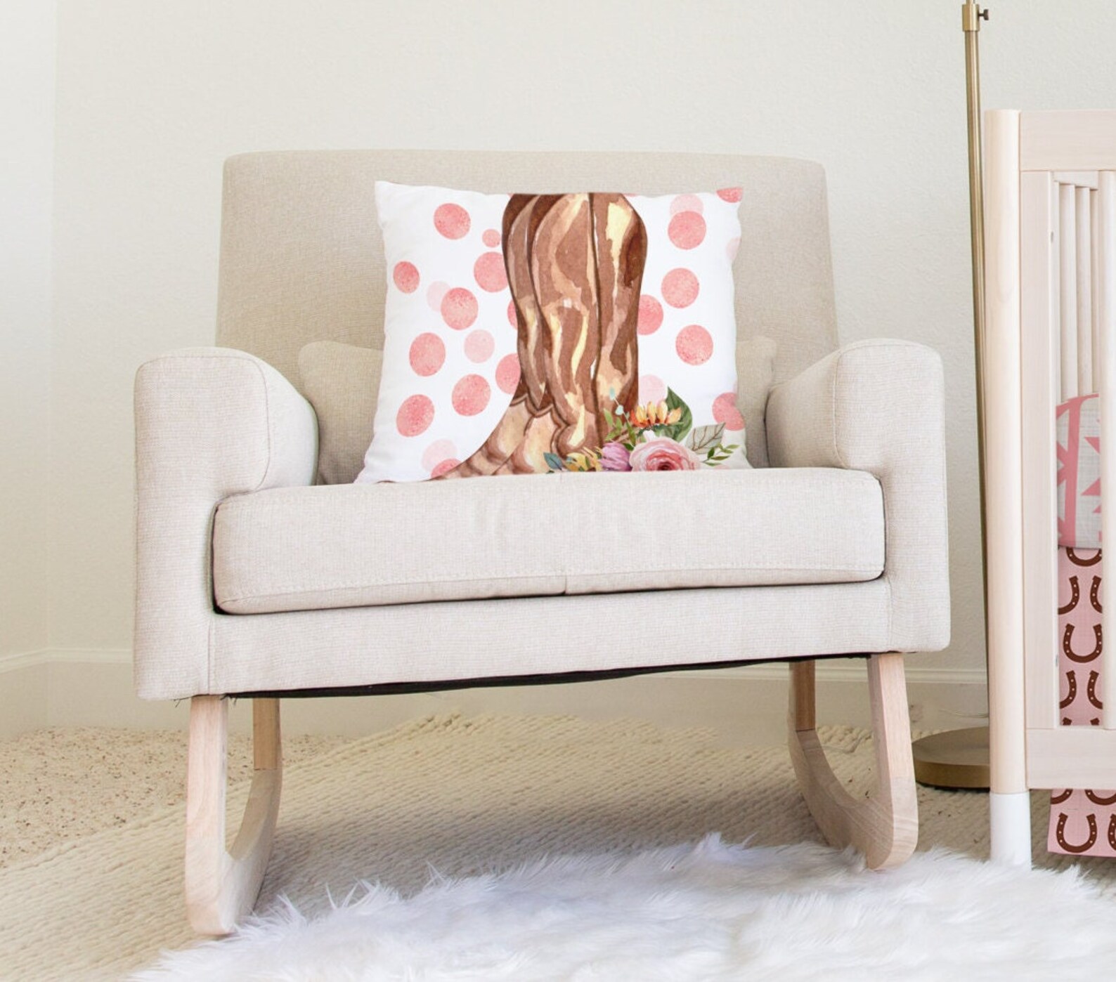 Horse Crib Bedding Girl Crib Bedding Set Pink Crib Bedding Etsy