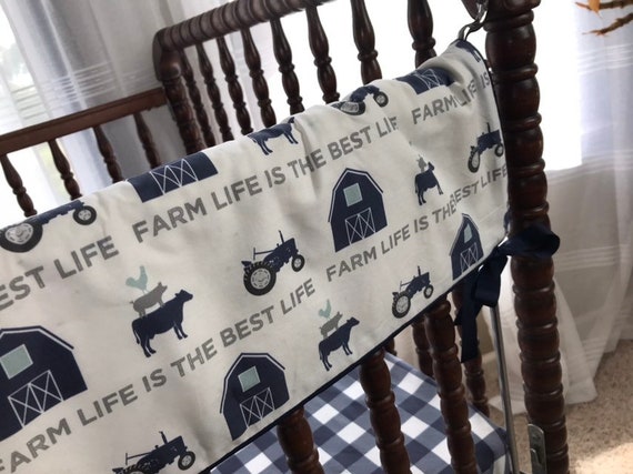 Baby Crib Rail Cover Teething Guard Etsy