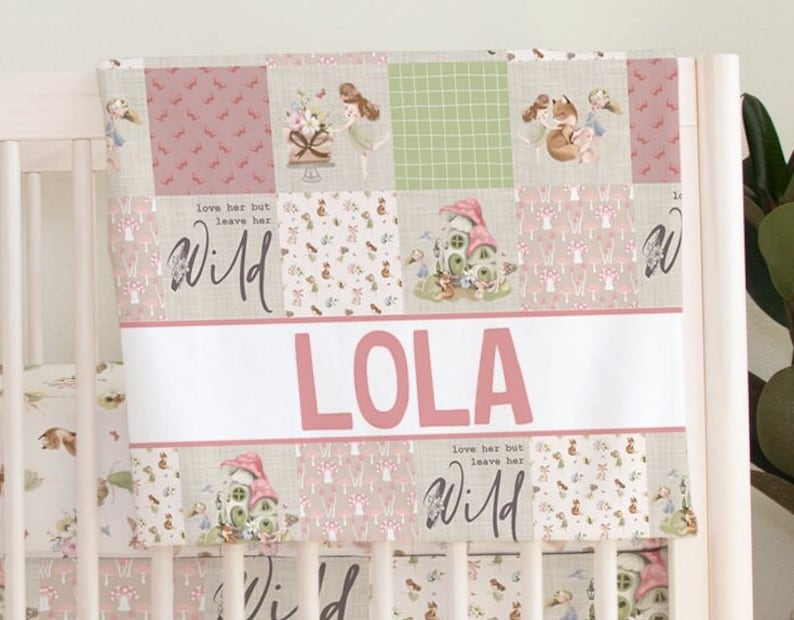 Fairy Crib Bedding Fairy Crib Set Fairy Baby Blanket Etsy