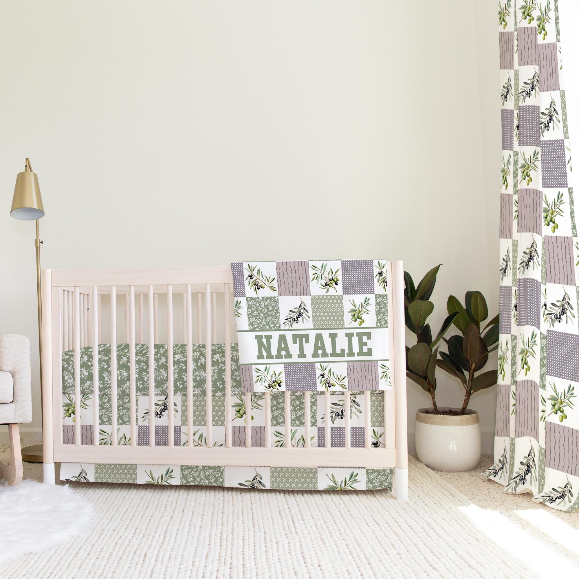 Olive green crib bedding hotsell