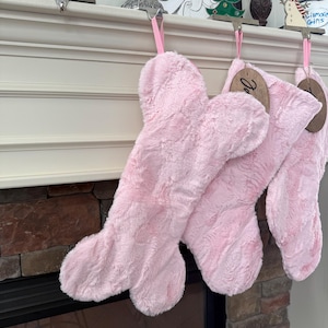 Fur Pet Christmas Stockings - Dog Stocking with Tag - Personalized Dog Bone Stocking - Gift for Dog Lover - Stocking Stuffer image 11