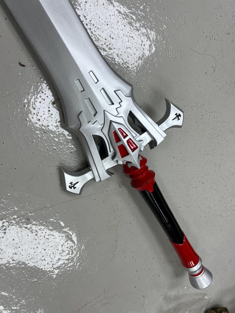 Rectangle Sword FF16 Final Fantasy XVI Steel Clive's Invictus Sword Cosplay Metal ...