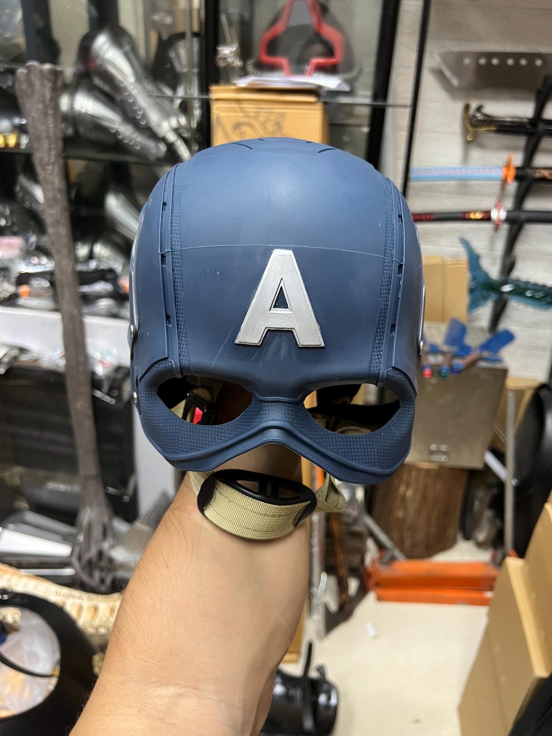 Captain Amercia Mask Helmet Cosplay Prop Armor Not Shield - Etsy