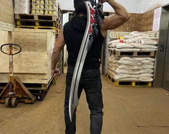 Stahl Rebellion Rote Königin Yamato Teufel Dante Schwert Klinge Cosplay Metallwaffe