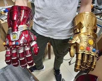 メタル LED インフィニティ ナノ ガントレット コスプレ アーマー