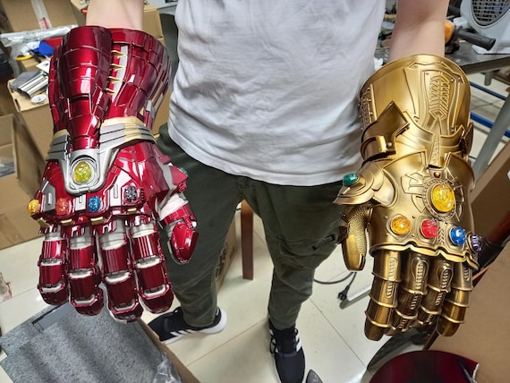 メタル LED インフィニティ ナノ ガントレット コスプレ アーマー