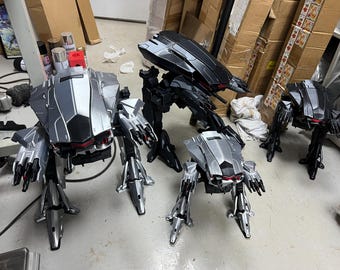 3d print Robot Robocop OCP ED-209 Mecha ED209 1987 2014 sliver black version