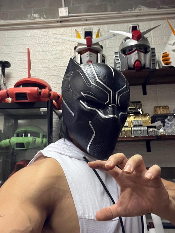 ブラックパンサー ウルフヘルメットマスク コスプレ - Etsy 日本