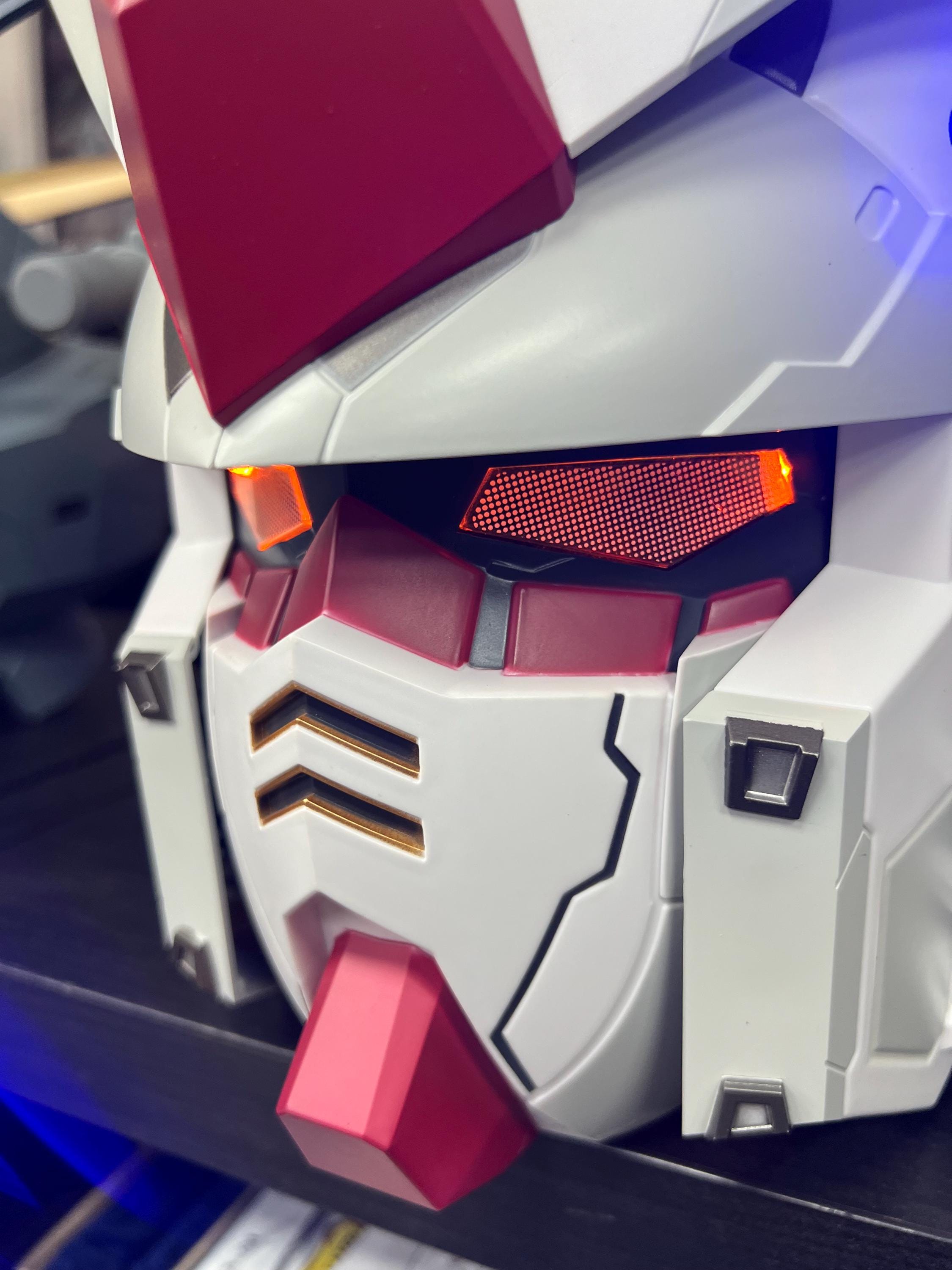 Casco Gundam Cosplay Con Luci Ed Effetti Sonori - Copricapo Collezione Unisex, Taglia Unica