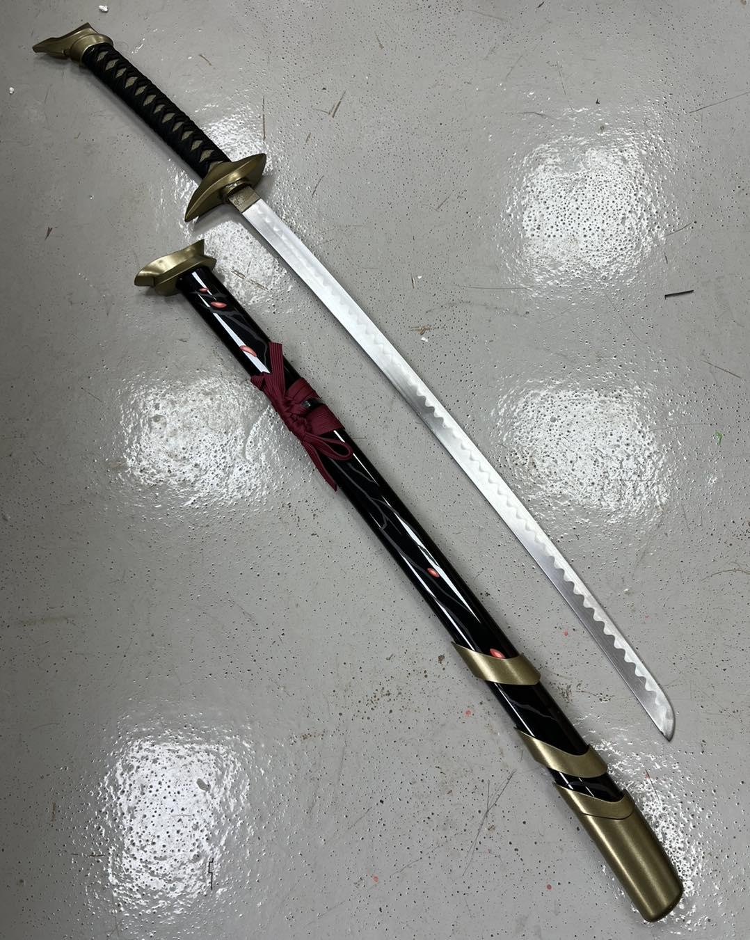 小物 yone LOL Legend Yone Sword Blade Katana Cosplay Metal Weapon - Etsy
