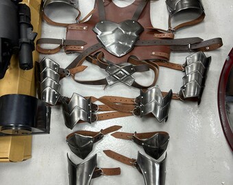 Steel Goblin Slayer Helmet Shield cosplay weapon armor prop