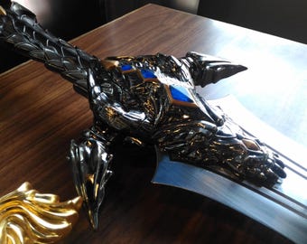 WOW Warcraft Metal Brass Lich King Helmet Steel Frostmourne Gold