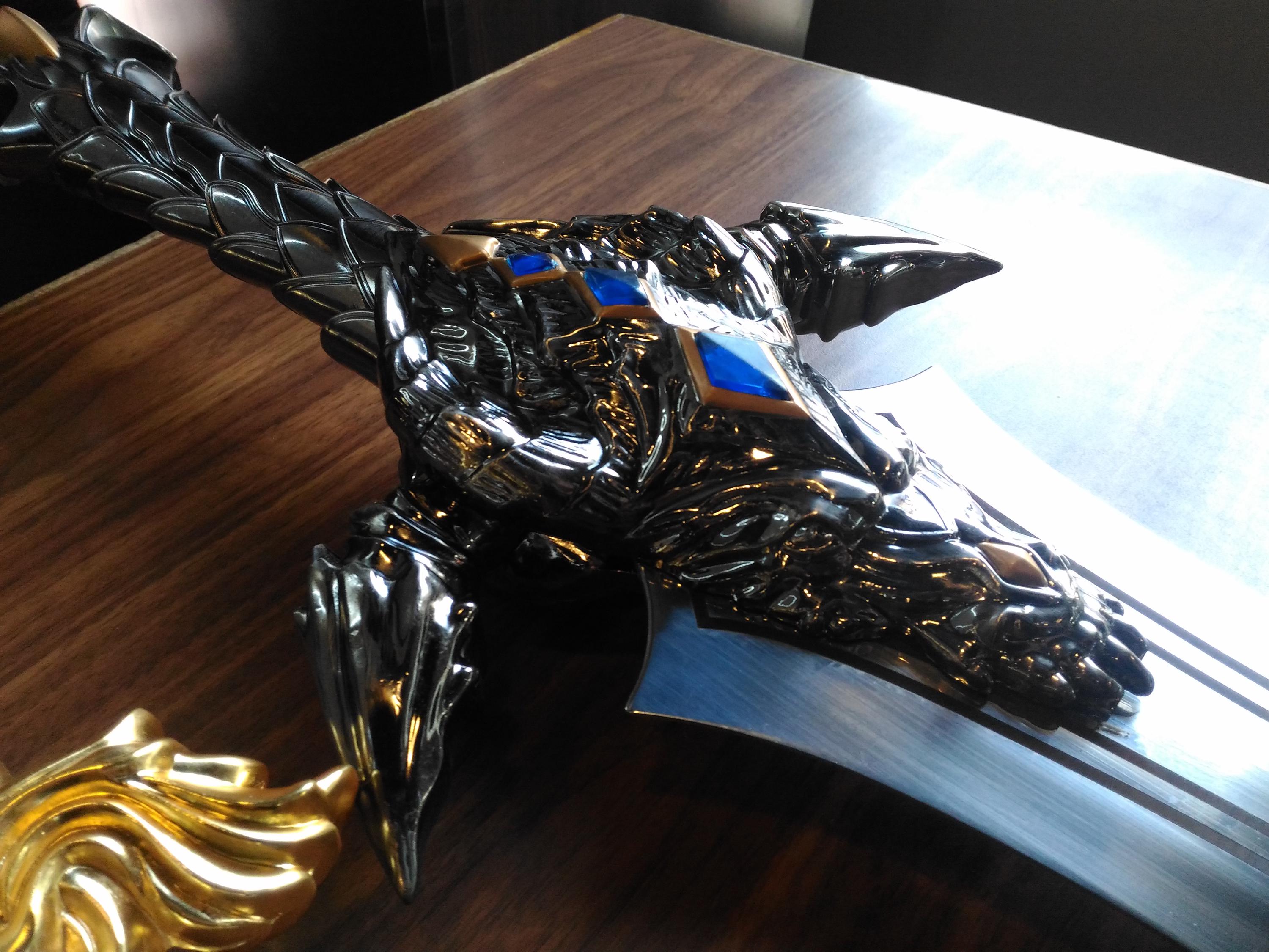 WOW Warcraft Metal Brass Lich King Helmet Steel Frostmourne Gold