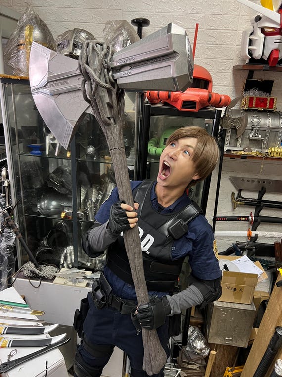 バイオハザード レオンの衣装 ジャケット ブーツ コスプレ フルセット