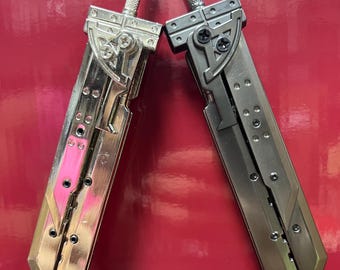 Metal Small Final Fantasy VII FF7 remake rebirth advent children Buster Fusion Sword Letter opener weapon