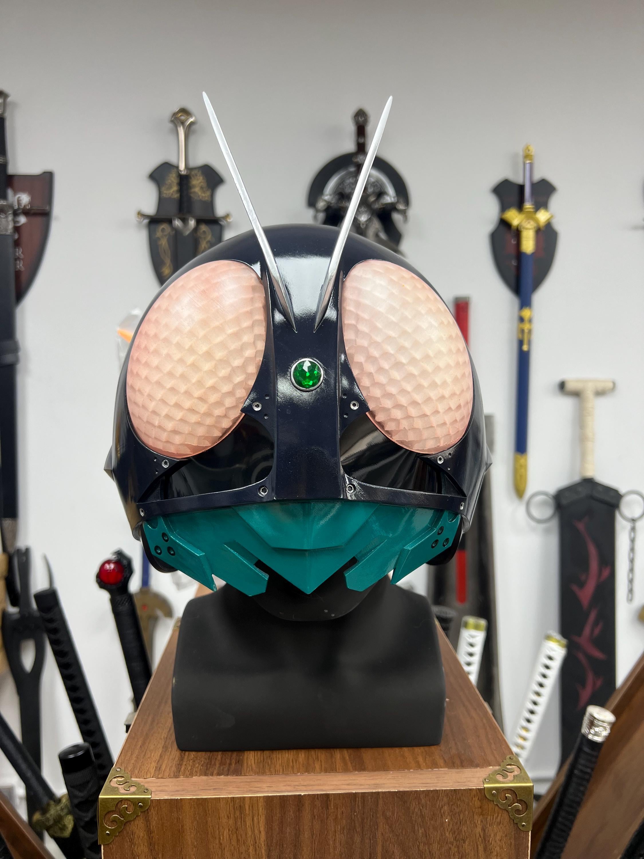 3Dプリント 自動開閉 LED マスク 仮面ライダー 2023 V1 V2 V3 2+