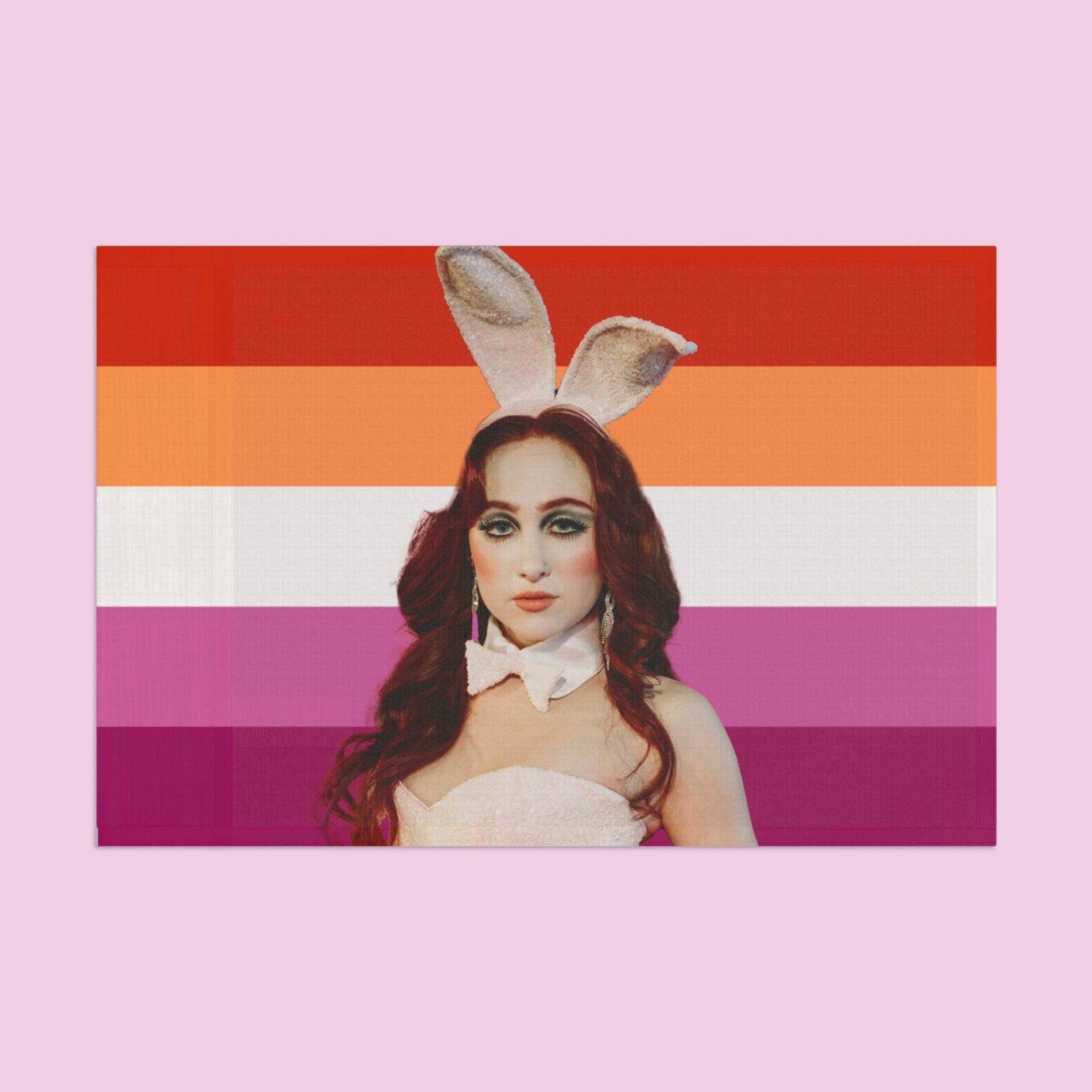 Chappell Roan Lesbian Flag, Chappell Roan Banner, Lesbian Pride Flag
